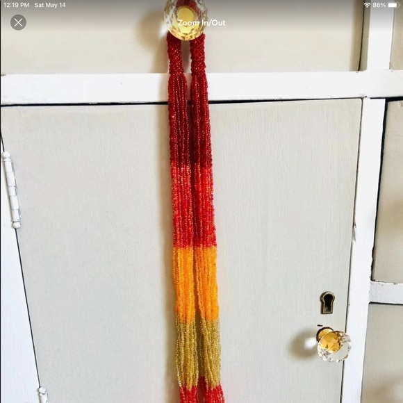 Vintage Sunset Ombré Bead Necklace - Picture 7 of 10